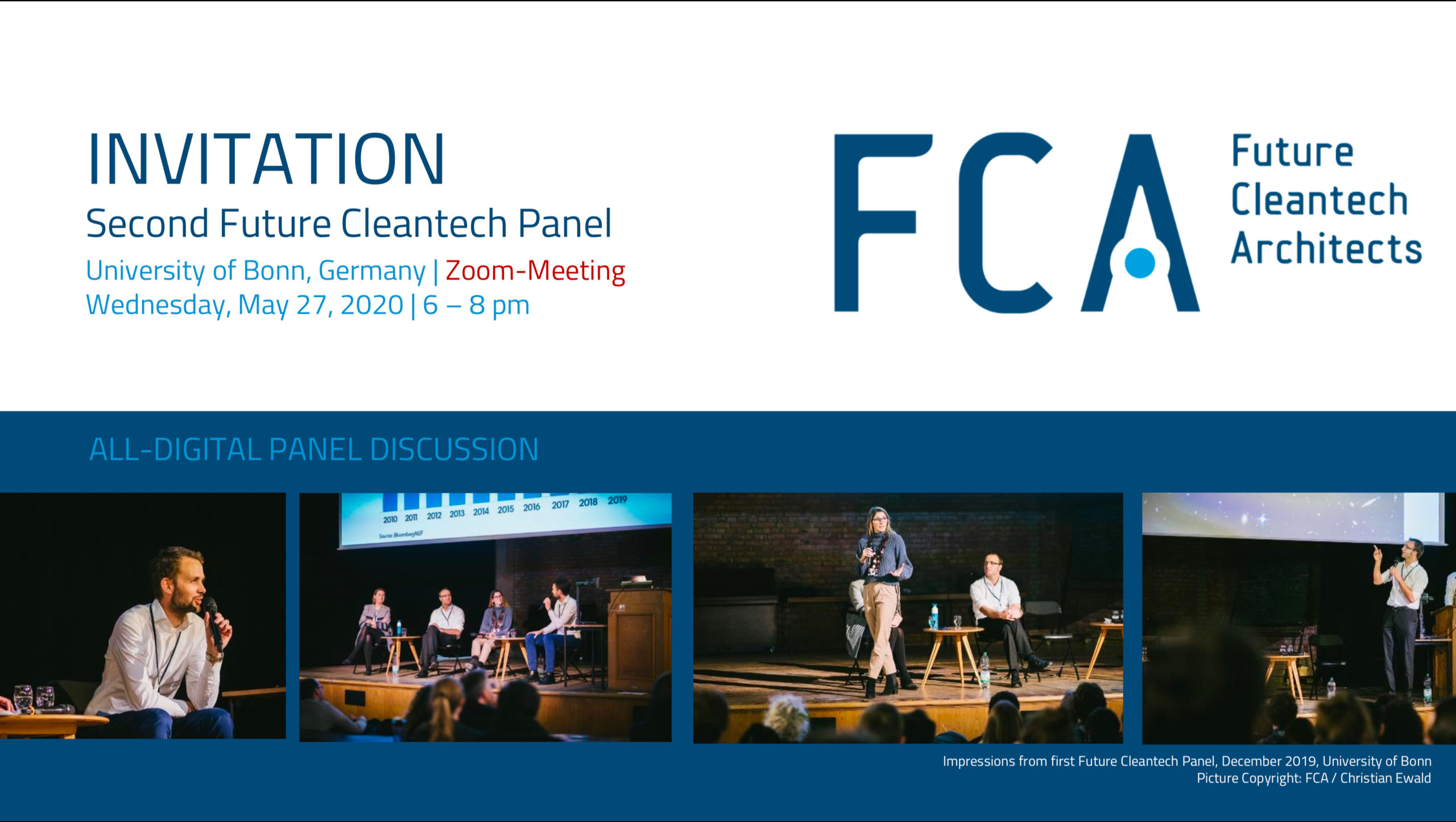 May 27, 6pm CET: Second Future Cleantech Panel