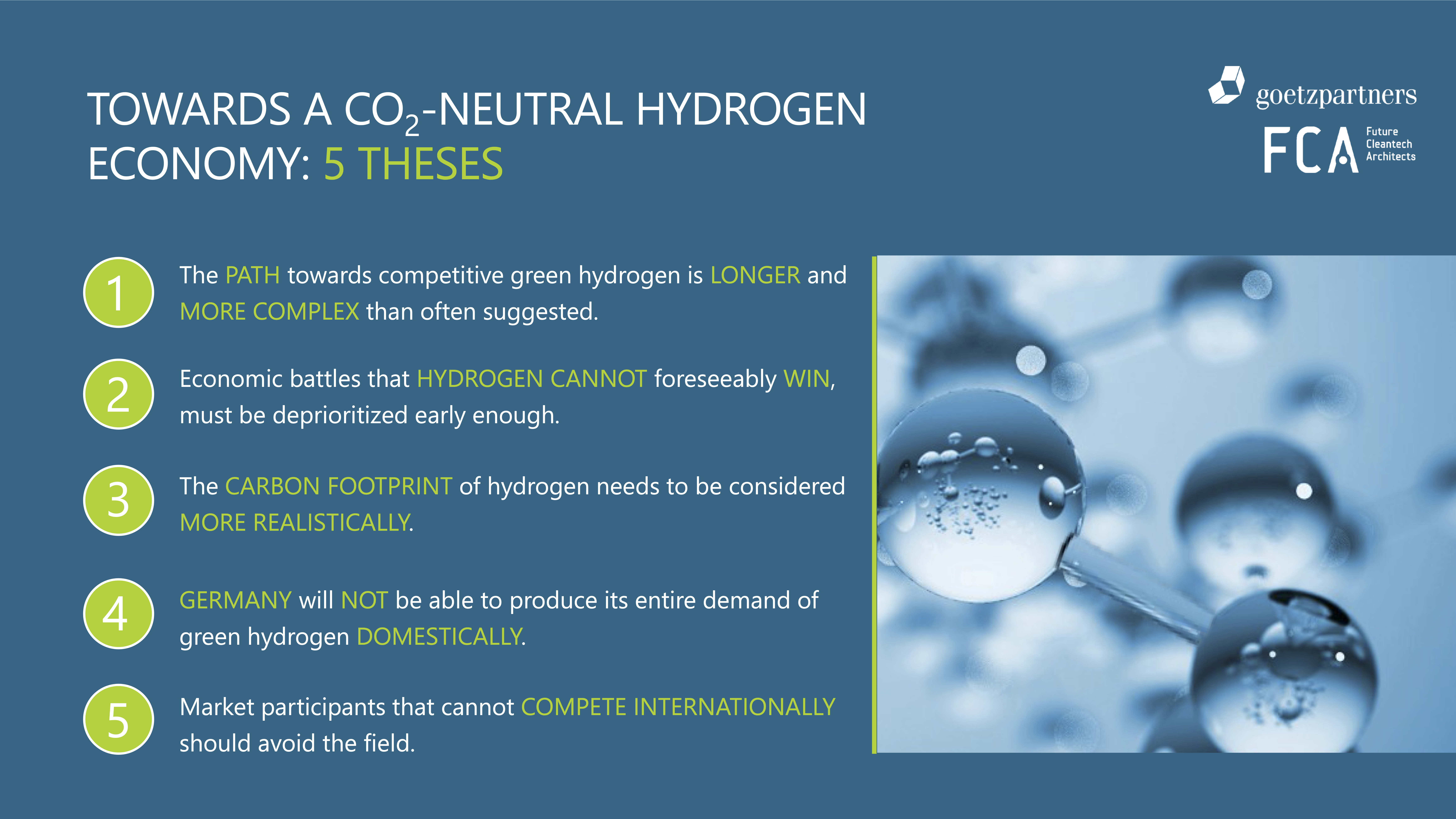 FCA publishes 5 theses on hydrogen together with goetzpartners
