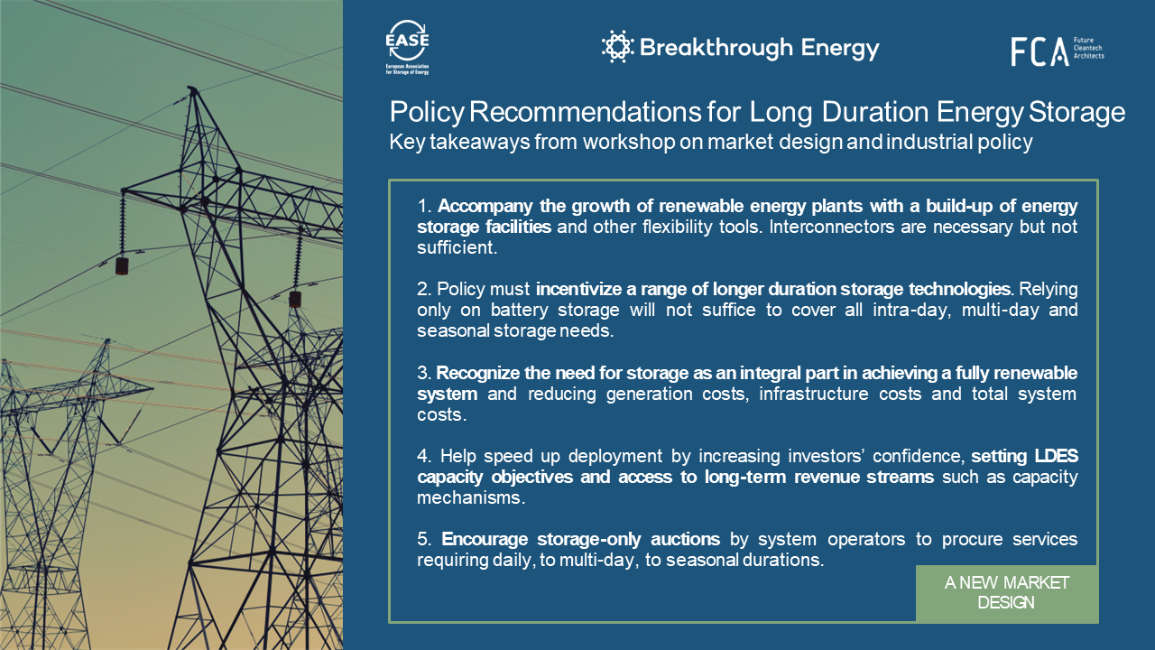 Policy Recommendations for Long Duration Energy Storage Pt. 2 Released