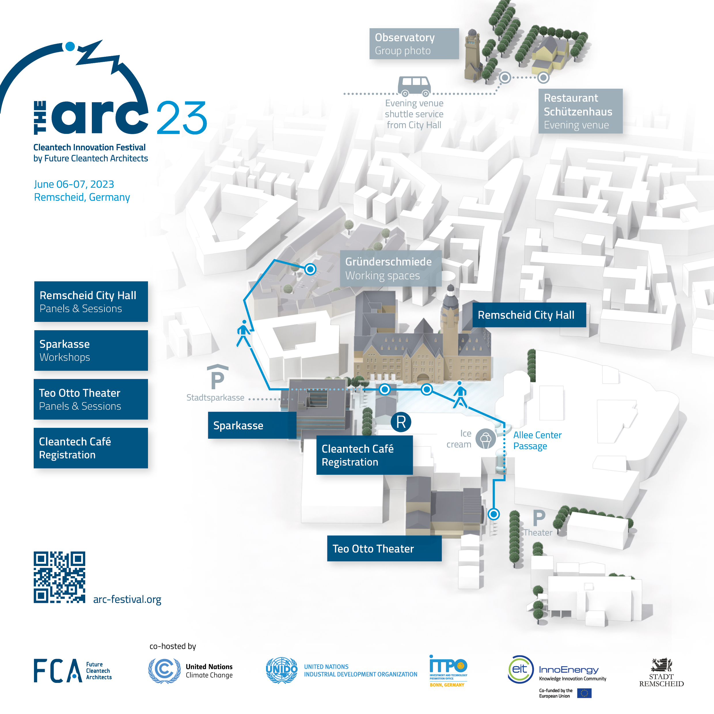 The ARC Cleantech Innovation Festival will be back in the city of Remscheid from June 6-7!