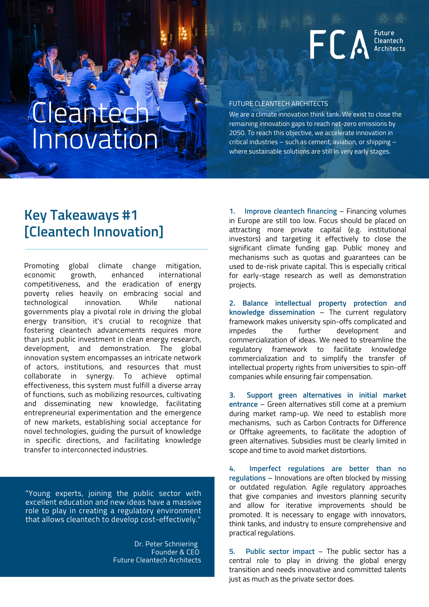 The ARC 23 Cleantech Innovation Festival key takeaways are available!