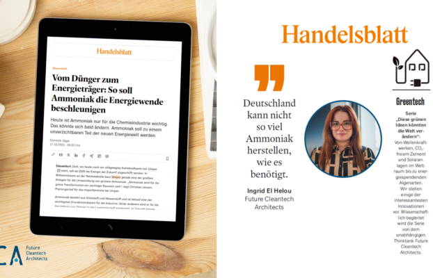 New release in our joint series with HANDELSBLATT on green ammonia 