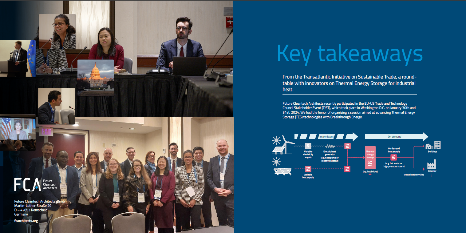 Our Key Takeaways are out! | Session on Thermal Energy Storage and industry in Washington D.C.