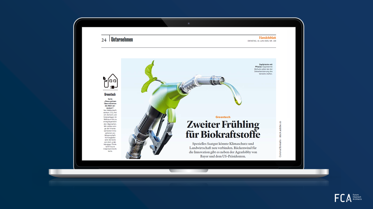 Biofuels: New Release in Joint Series with Handelsblatt