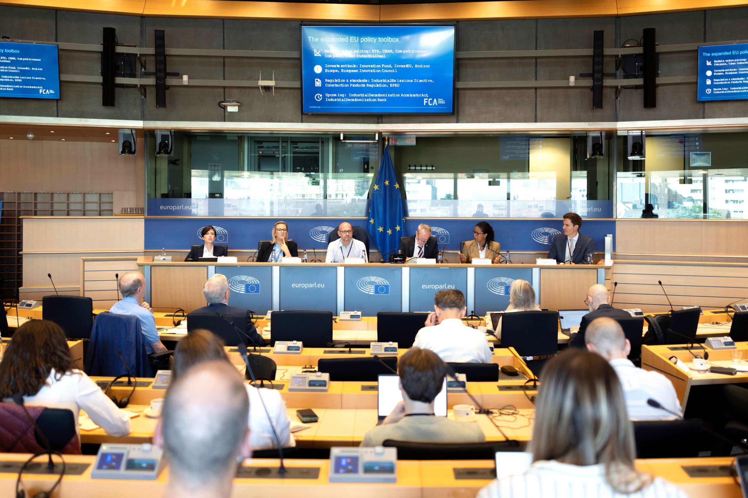 Lead Markets for Low-Carbon Cement and Concrete  | FCA at the European Parliament