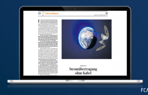 Beamed Power with Microwaves | New Release in Joint Series with Handelsblatt